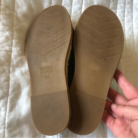 Eileen Fisher Milly Black Nubuck Espadrilles. Size 6.5 - Picture 5 of 10
